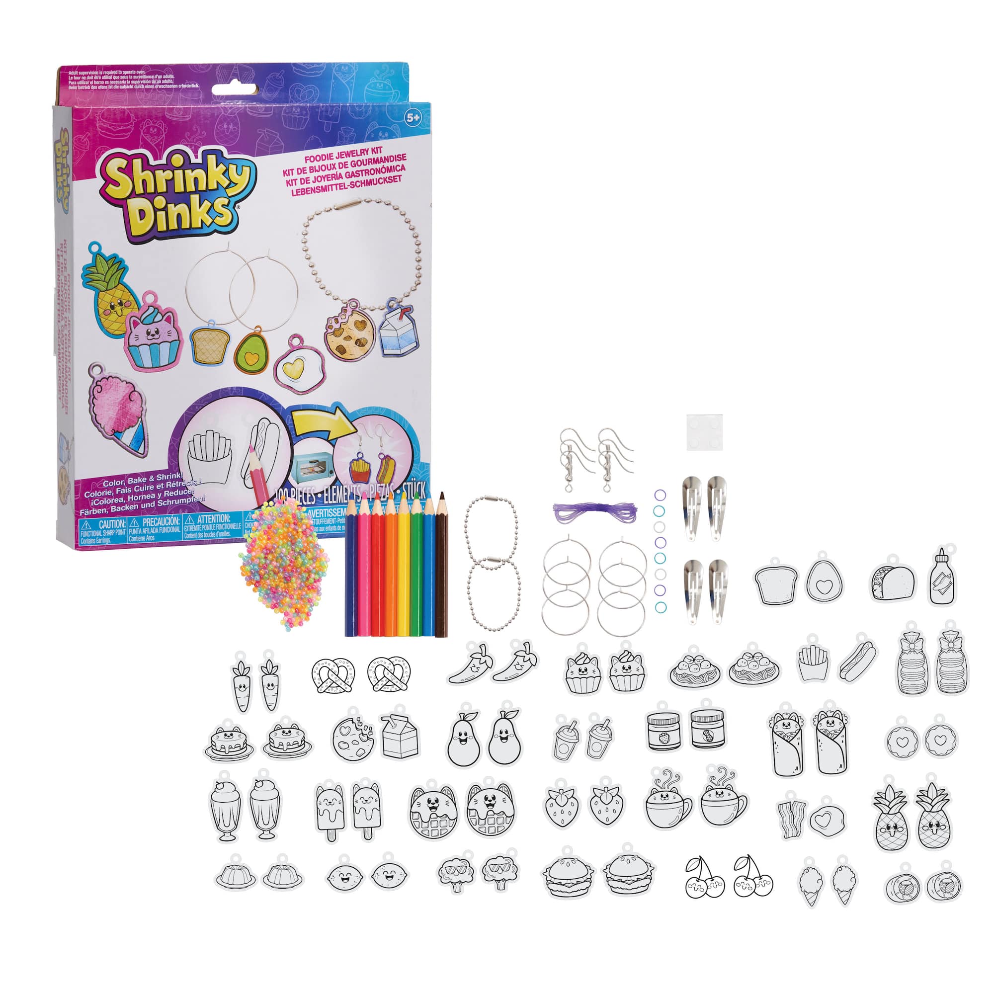 Just Play® Shrinky Dinks Foodie Jewelry Kit